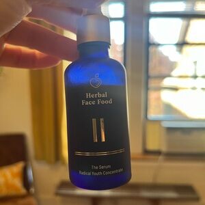 1/4 used Herbal Face Food Serum 2, 1.7 fl oz